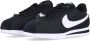Nike Zwart Wit Cortez Lage Sneaker Dames Black Dames - Thumbnail 3