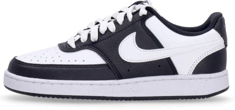 Nike Zwart Wit Court Vision Sneakers Black Dames