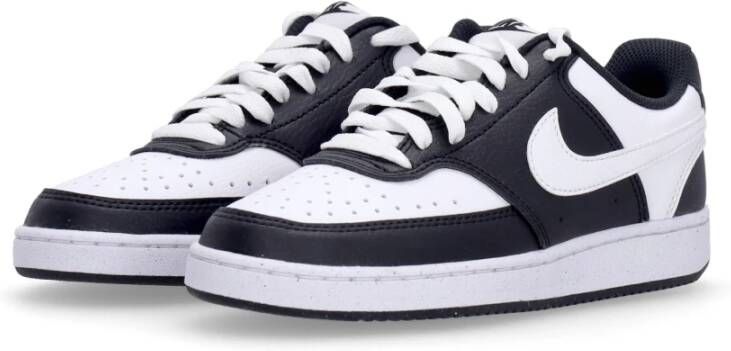 Nike Zwart Wit Court Vision Sneakers Black Dames