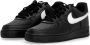 Nike Air Force Heren Schoenen Zwart Maat: 42.5 Leer Foot Locker - Thumbnail 5