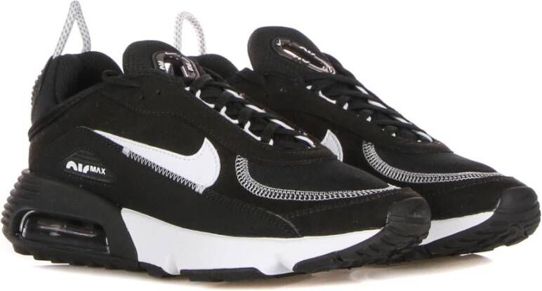 Nike Zwart Wit Lage Sneaker Air Max 2090 Black Heren