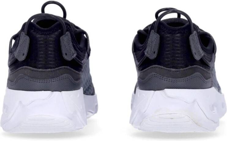 Nike Zwart Wit Lage Sneaker met React Technologie Black Heren