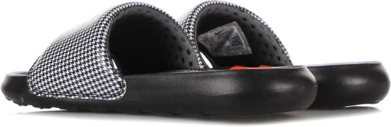 Nike Zwart Witte Slide Sandalen voor Vrouwen Black Dames