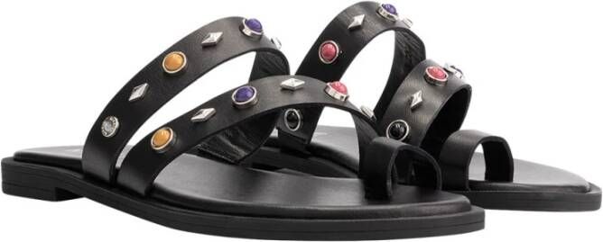 Nikkie Boho Slide Sandalen Zwart