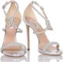 Ninalilou High Heel Sandals Grijs Dames - Thumbnail 3