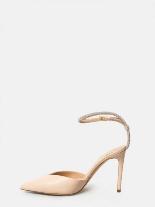 Ninalilou Juweel slingback sandaal Beige Dames