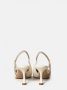 Ninalilou Juwelen Wit Leren Slingback Sandaal - Thumbnail 2