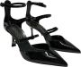 Ninalilou Lak gesp hoge hak pumps Black Dames - Thumbnail 3