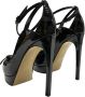 Ninalilou Lakleren Hoge Hak Pumps Black Dames - Thumbnail 4