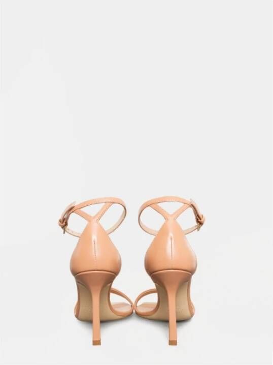 Ninalilou Lederen sandaal Beige Dames