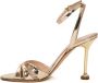 Ninalilou Platina spiegel lederen sandalen Yellow Dames - Thumbnail 3