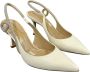 Ninalilou Polyester sandalen met strass versieringen White Dames - Thumbnail 4