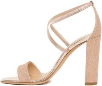 Ninalilou Sandaal in micro glitter Roze Dames