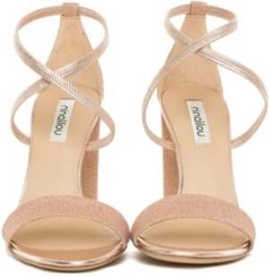Ninalilou Sandaal in micro glitter Roze Dames