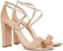 Ninalilou Sandaal in micro glitter Roze Dames - Thumbnail 4