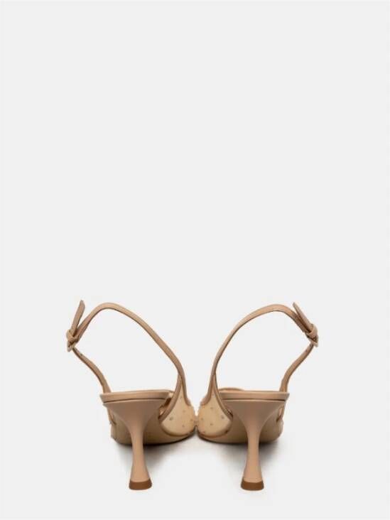 Ninalilou Sierlijke Slingback Sandaal Nude