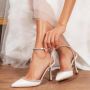 Ninalilou Strass Enkelband Hakken White Dames - Thumbnail 3
