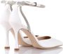 Ninalilou Strass Enkelband Sandalen White Dames - Thumbnail 4