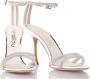 Ninalilou Versierde enkelband sandalen in polyester White Dames - Thumbnail 2