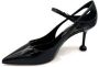 Ninalilou Zwarte lakleren hakken 7cm Black Dames - Thumbnail 2