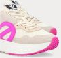 No Name Beige Carter Jogger Sneaker met Neon Pink Accents - Thumbnail 2