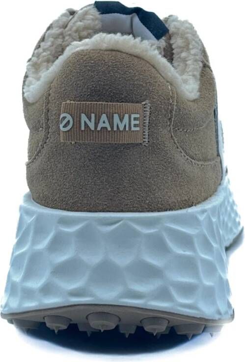 No Name Beige Jogger Sneakers voor vrouwen Beige Dames