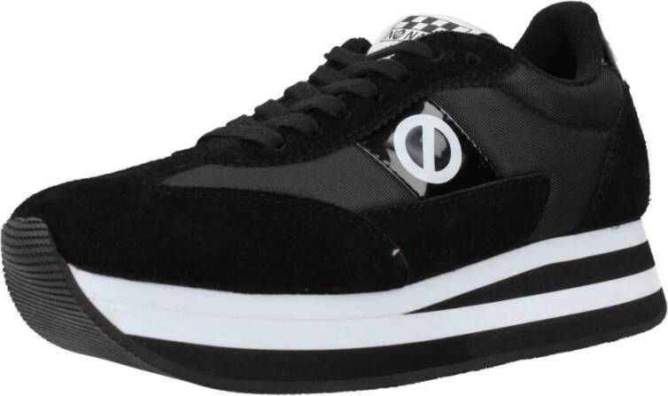 No Name Dames sportschoenen Flex M jogger split nylon Zwart Dames