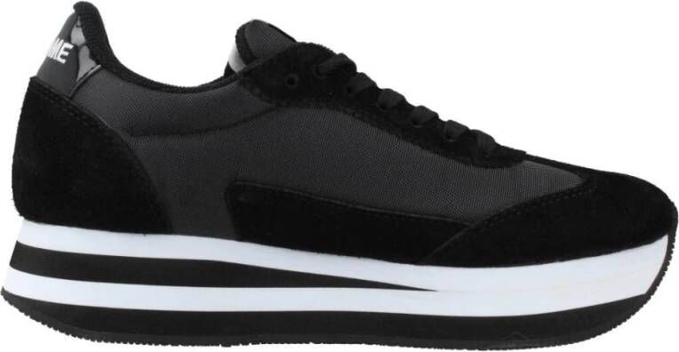No Name Dames sportschoenen Flex M jogger split nylon Zwart Dames