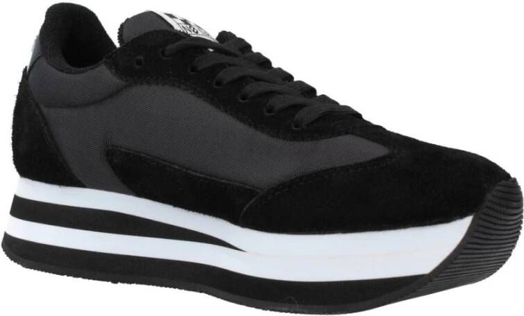 No Name Dames sportschoenen Flex M jogger split nylon Zwart Dames