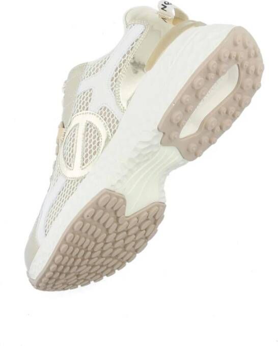 No Name Gouden Sneakers met 5 cm zool