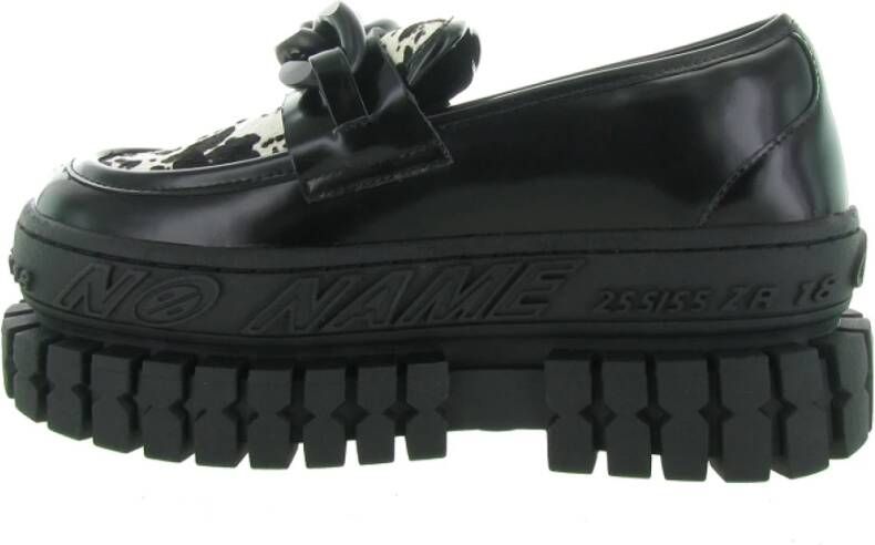 No Name Punky Jogger Hiker Moc Cow Schoenen Black Dames
