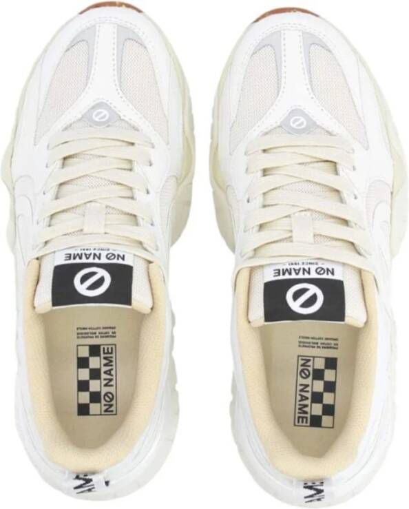 No Name Witte Sneakers Krazee Runner Multicolor White Dames