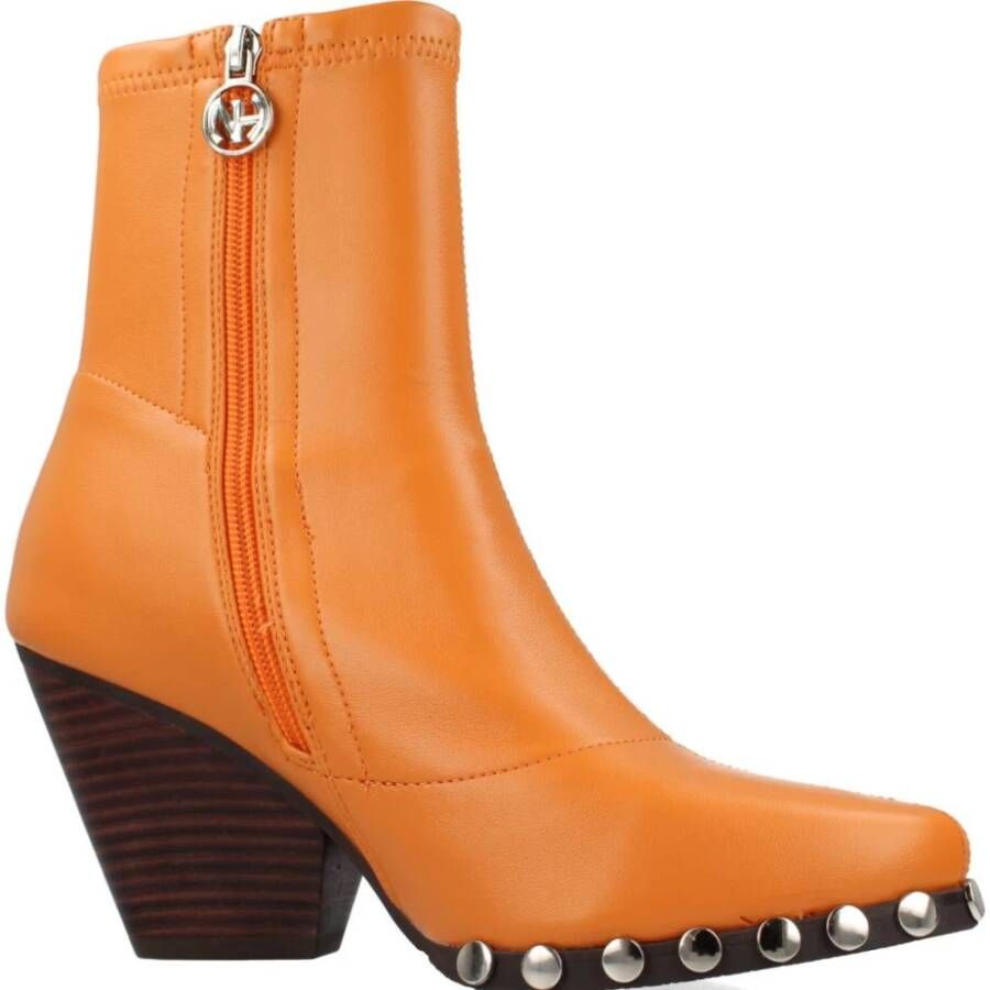 Noa Harmon Ankle Boots Orange Dames