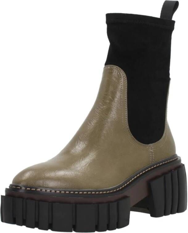 Noa Harmon Chelsea Boots Green Dames