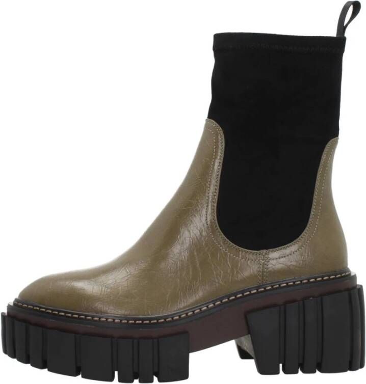 Noa Harmon Chelsea Boots Green Dames