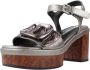 Noa Harmon Elegante Hoge Hak Sandalen voor Vrouwen Gray Dames - Thumbnail 2