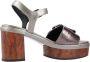 Noa Harmon Elegante Hoge Hak Sandalen voor Vrouwen Gray Dames - Thumbnail 4