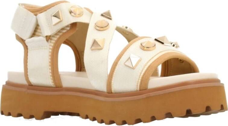 Noa Harmon Flat Sandals Beige Dames