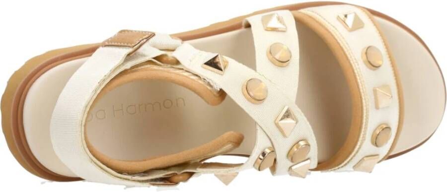 Noa Harmon Flat Sandals Beige Dames