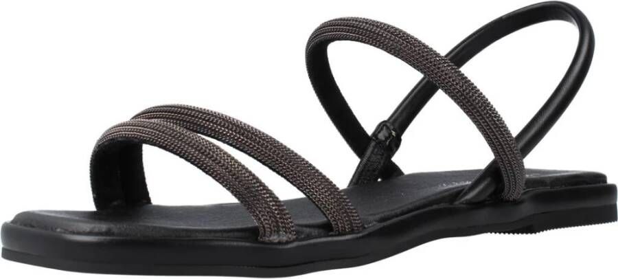 Noa Harmon Flat Sandals Black Dames