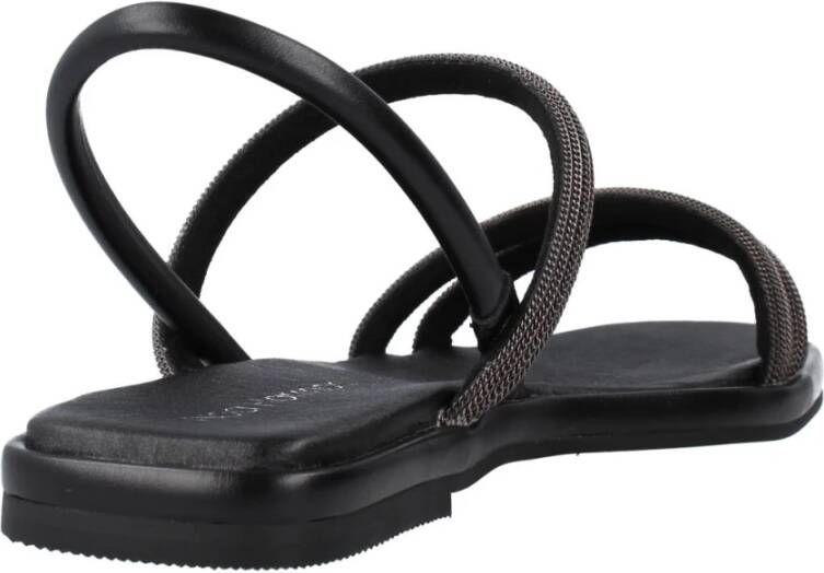 Noa Harmon Flat Sandals Black Dames