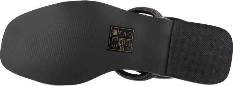 Noa Harmon Flat Sandals Black Dames