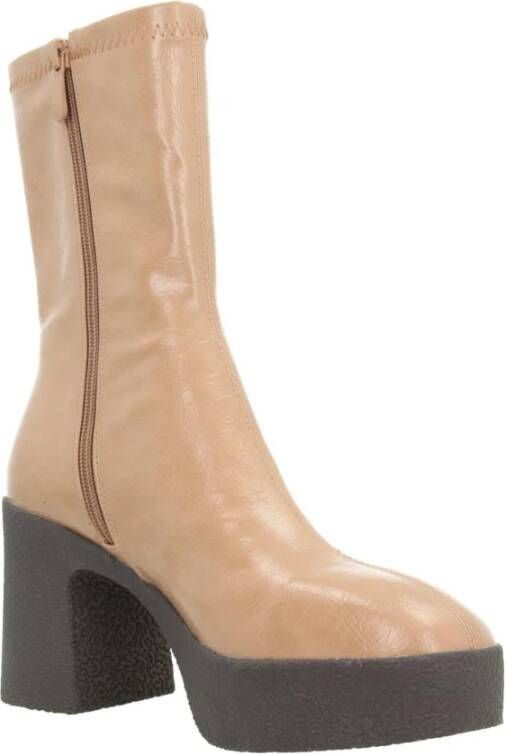 Noa Harmon Heeled Boots Beige Dames