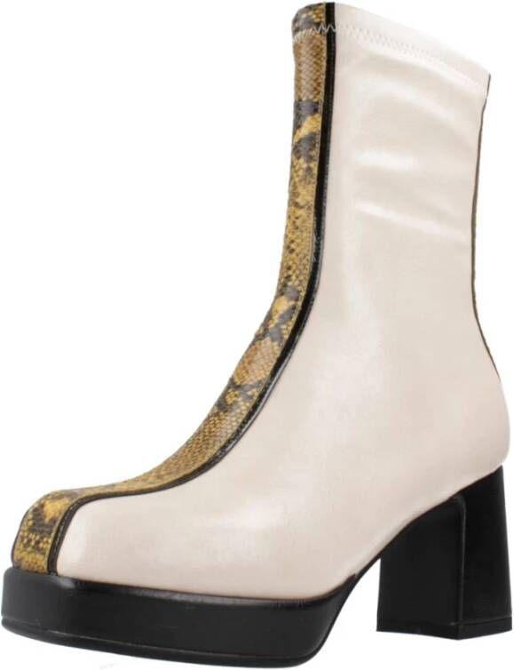 Noa Harmon Heeled Boots Beige Dames