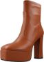 Noa Harmon Heeled Boots Brown Dames - Thumbnail 4