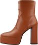 Noa Harmon Heeled Boots Brown Dames - Thumbnail 3