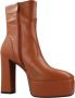 Noa Harmon Heeled Boots Brown Dames - Thumbnail 5