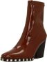 Noa Harmon Heeled Boots Brown Dames - Thumbnail 4