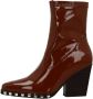 Noa Harmon Heeled Boots Brown Dames - Thumbnail 3