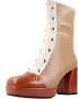 Noa Harmon Platform Heeled Boots Green Dames - Thumbnail 4